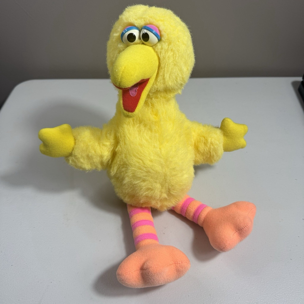 Playskool Big Bird Plush 13 Inch Sesame Street 1986